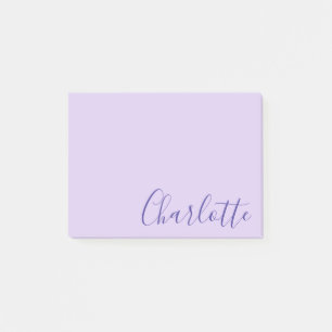 Bloco De Notas Chic Moderno Roscas Roxas Totalmente Personalizáve