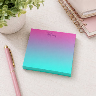 Bloco De Notas Chic ombre