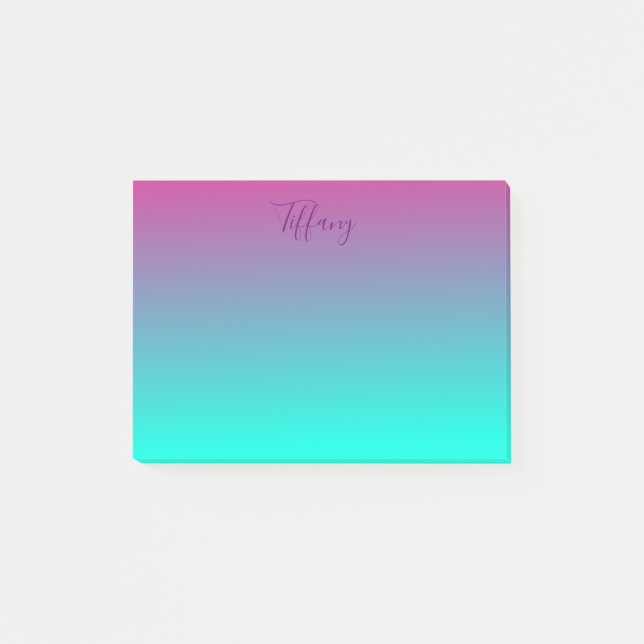 Bloco De Notas Chic ombre (Frente)