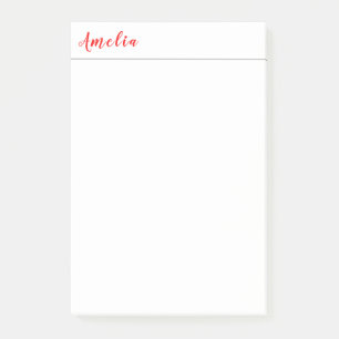 Bloco De Notas Chic profissional minimalista moderna e moderna