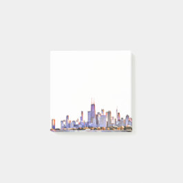 Bloco De Notas Chicago Skyline