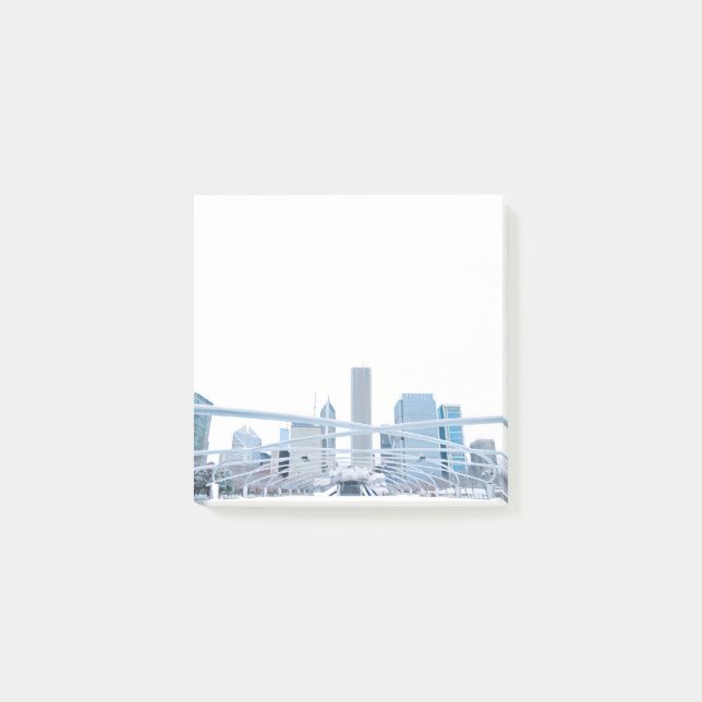 Bloco De Notas Chicago Skyline (Frente)