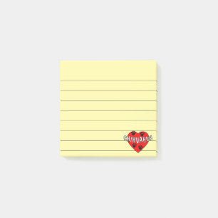 Bloco De Notas Chihuahua Love Lined 3x3