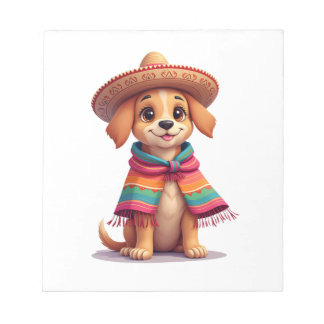 Bloco De Notas Chihuahua  Mexico  Cinco de Mayo  Funny Dog  (1)