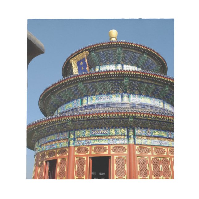 Bloco De Notas China, Pequim, Templo do Céu, Urna Chinesa em (Frente)