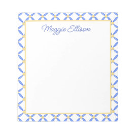 Bloco De Notas Chinoiserie Watercolor Chic