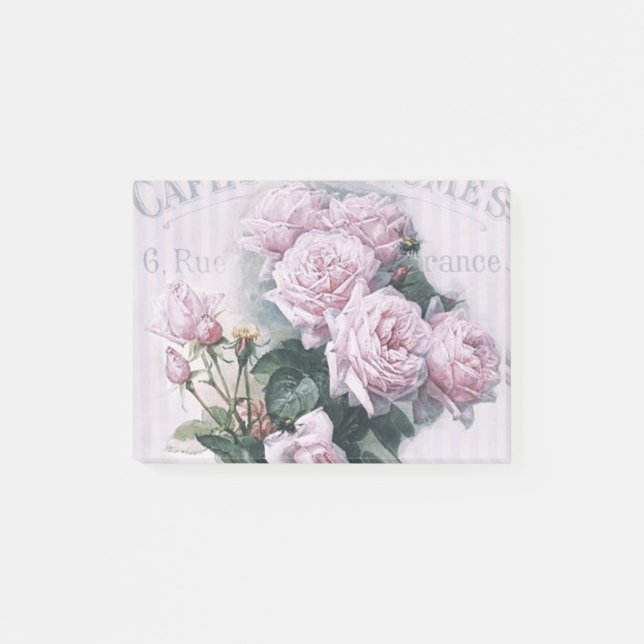 Bloco De Notas Chique,desacopage,victoriano,chic francês, Paris (Frente)