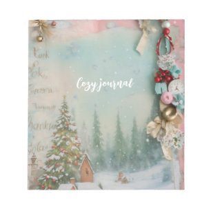 Bloco De Notas chique sonhador pastel cola mosaico