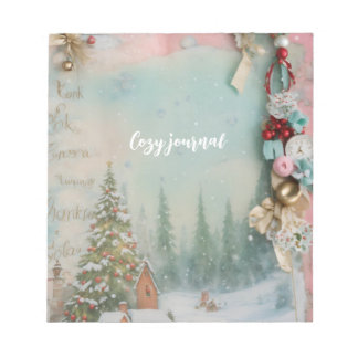 Bloco De Notas chique sonhador pastel cola mosaico