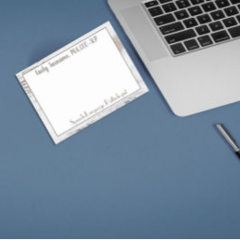 Bloco De Notas Chique, Trendy Custom SLP posta as notas