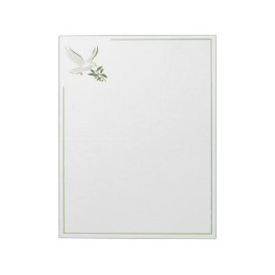Bloco De Notas Christian Dove Notepad