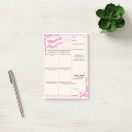 Bloco De Notas Christian Planners Christian Posta-it Notes Girly