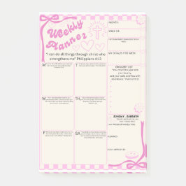 Bloco De Notas Christian Planners Christian Posta-it Notes Girly