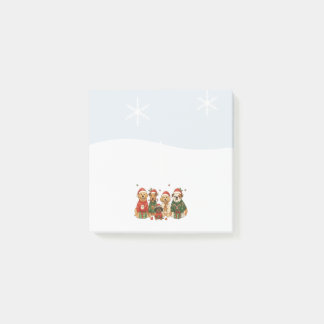 Bloco De Notas Christmas Dogs | Cute Post It Notes