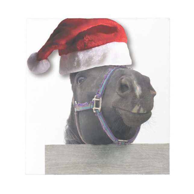 Bloco De Notas Christmas Horse (Frente)
