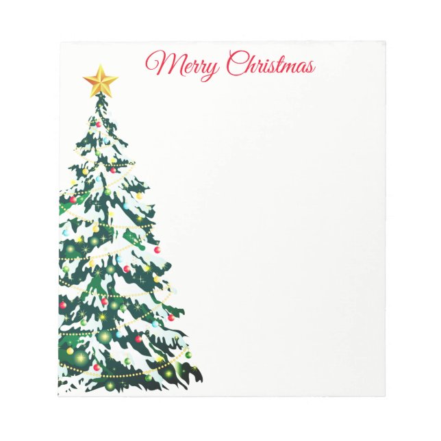 Bloco De Notas Christmas Notepad (Frente)