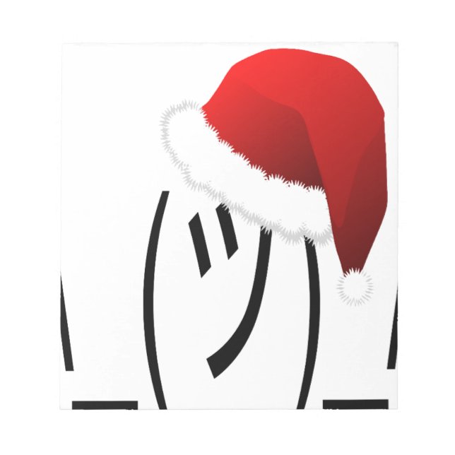 Bloco De Notas christmas shrug emoji (Frente)