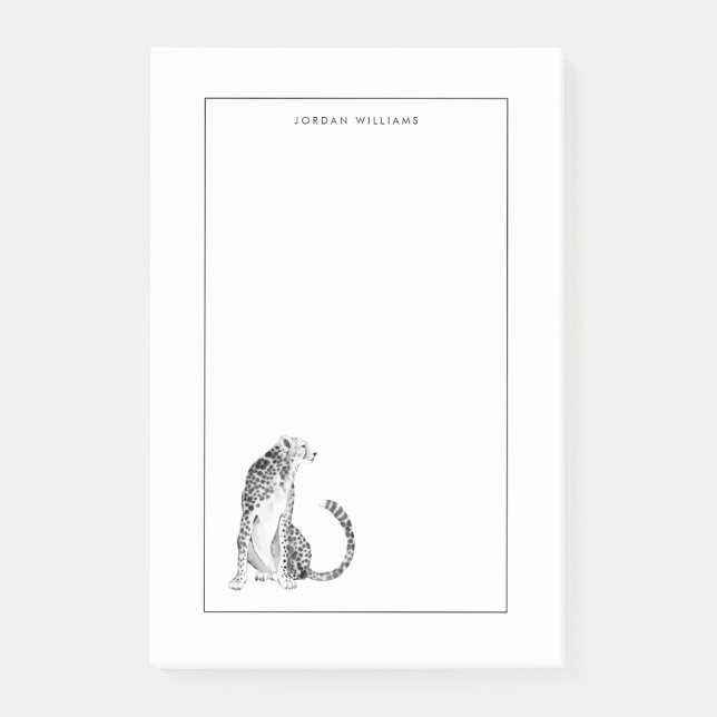 Bloco De Notas Chrome Cheetah (Frente)