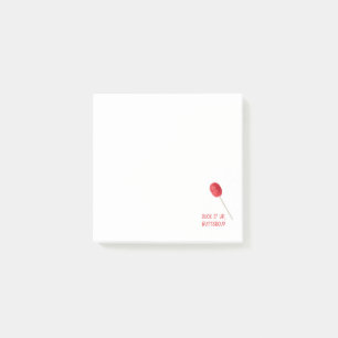 Bloco De Notas Chupa-o Butterglass com Red Lollipop
