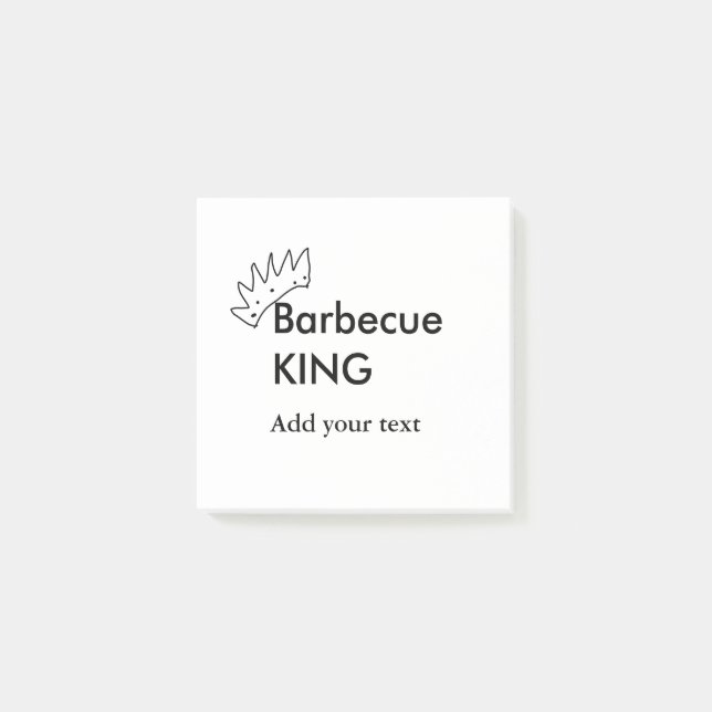 Bloco De Notas Churrasco-churrasco adiciona nome texto homens pad (Frente)