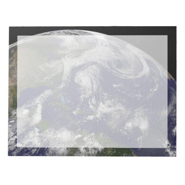 Bloco De Notas Ciclones Tropicais Katia, Lee, Maria E Nate. (Frente)