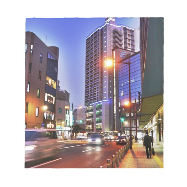 Bloco De Notas Cidade de Kitakyushu no Japão (Frente)