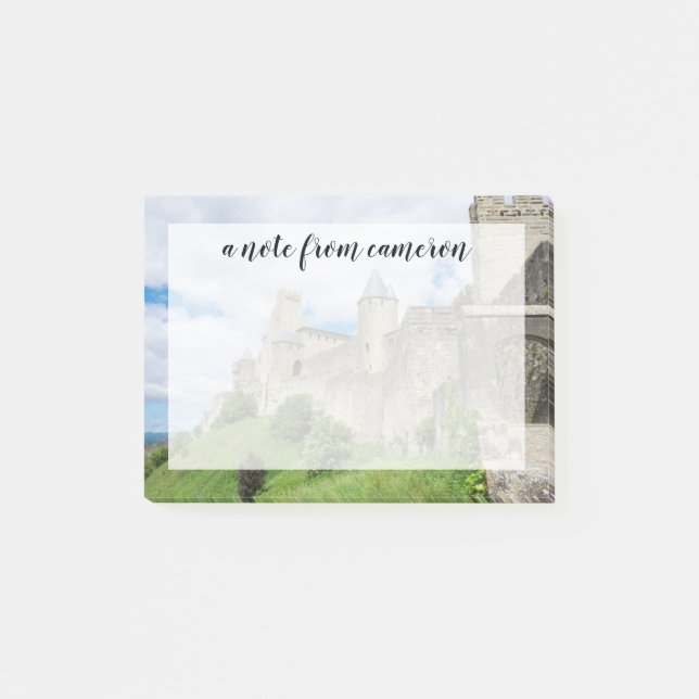 Bloco De Notas Cidade Fortificada De Carcassonne (Frente)