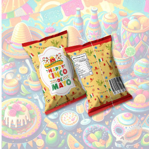 Bloco De Notas Cinco de Mayo Chip Bag Wrappers Favoritos para fes