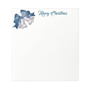 Bloco De Notas Cintos de Prata-Notepad de Natal