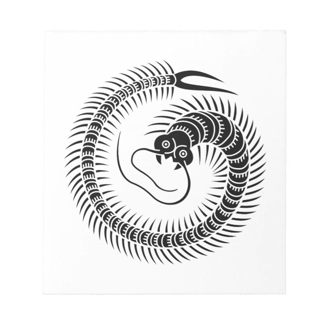 Bloco De Notas Círculo de centopéia (Frente)