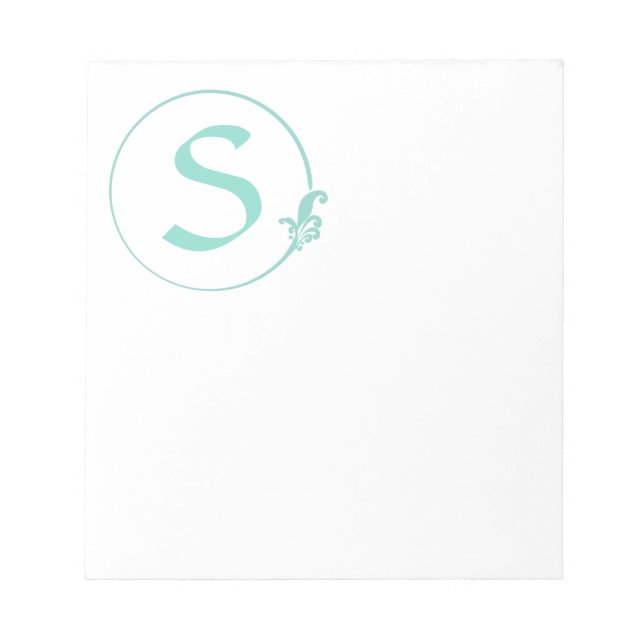 Bloco De Notas Círculo Fleur-de-Lis (Frente)