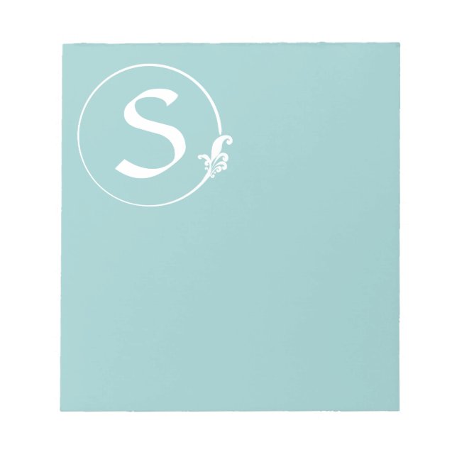 Bloco De Notas Círculo Fleur-de-Lis (Frente)