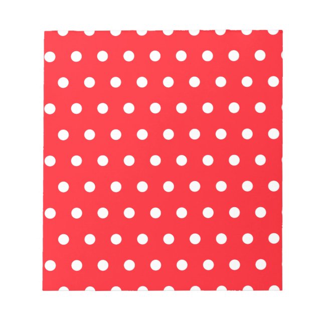 Bloco De Notas Círculo Vermelho do Xmas (Frente)