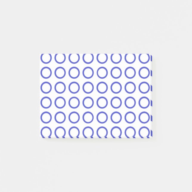 Bloco De Notas Círculos azuis (Frente)