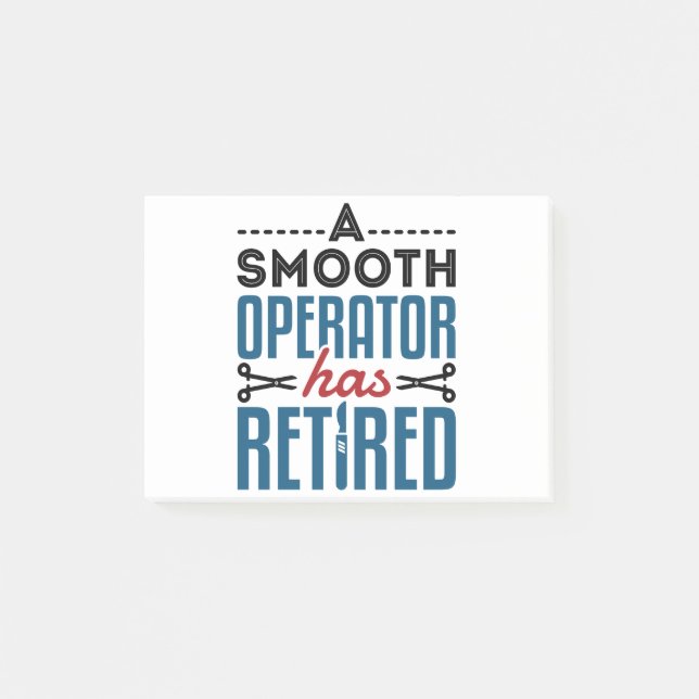 Bloco De Notas Cirurgião Aposentado Um Operador Suave Se Aposento (Frente)