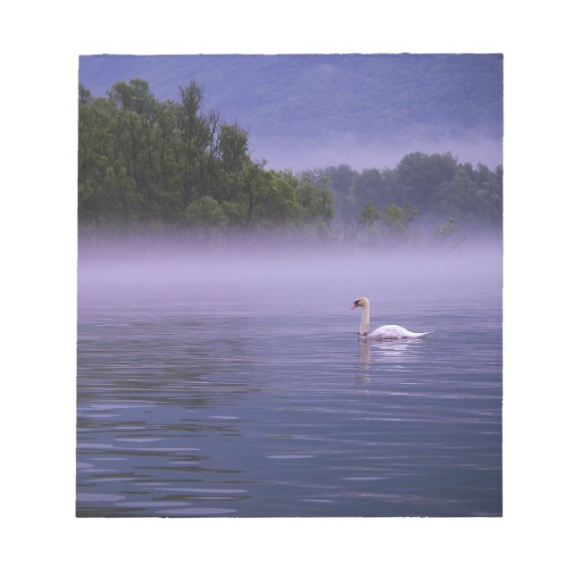 Bloco De Notas Cisne no lago (Frente)