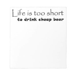 Bloco De Notas Citação de cerveja engraçada registra presentes ún