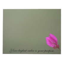 Citação Inspiradora de Propósito Bougainvillea