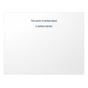 Bloco De Notas Citações de Mark Twain - o segredo da obtenção