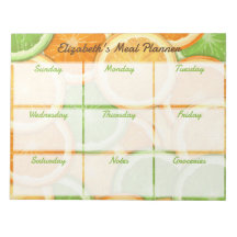 Citrus Weekly Meals Planner