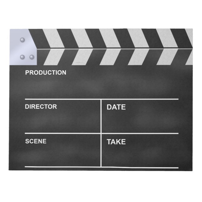 Bloco De Notas Clapperboard cinema (Frente)