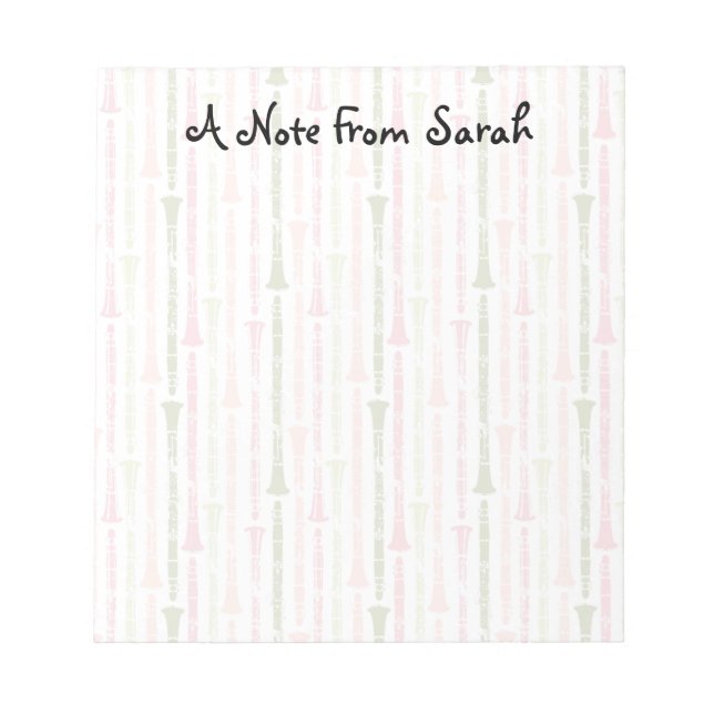 Bloco De Notas Clarinet (Frente)