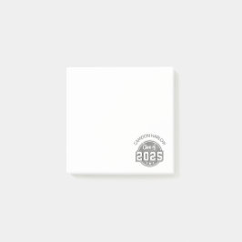 Bloco De Notas Classe de Nome do Formando de Vintage 2025