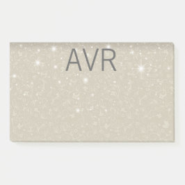 Bloco De Notas Clássico Elegante de luxo branco de ouro