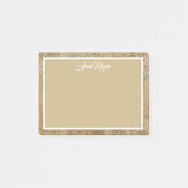 Bloco De Notas Clássico Moderno Tan Granite