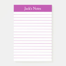 Clássico Rosa Escuro Vinculado Personalizado