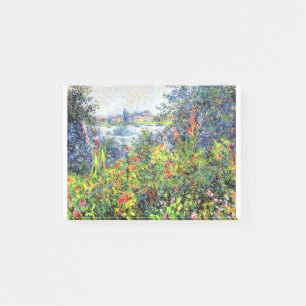 Bloco De Notas Claude Monet Flowers em Vetheuil