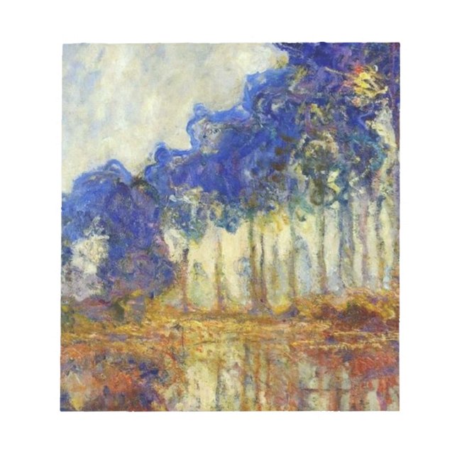 Bloco De Notas Claude Monet - Os Pártaros Do Outono (Frente)