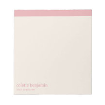 Clean Minimalist Pastel Pink & Pale Peach