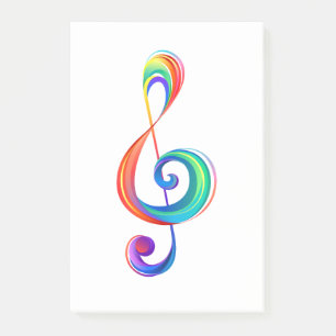 Bloco De Notas Clef (trecho de arco-íris)